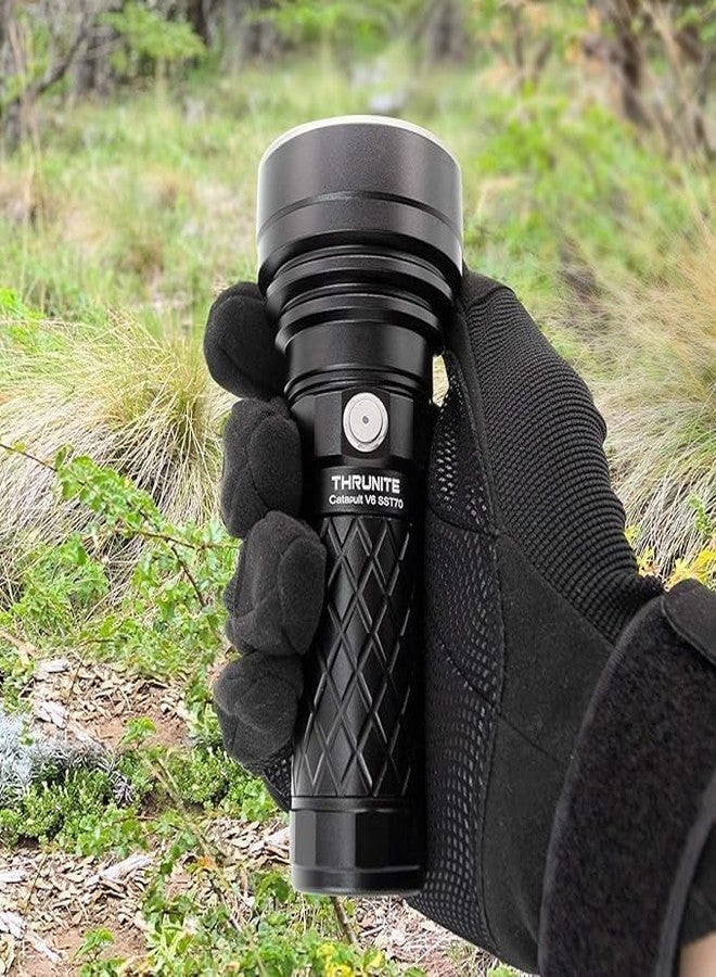 ThruNite Catapult Pro Rechargeable Flashlight, SFT70 LED, 1005 Meters Throw, 2713 High Lumens Bright Searchlight, Long Beam Distance Spotlight for Hiking, Camping, and Hunting - CW - Image 2
